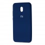 Чехол для Xiaomi Redmi 8A Silicone Full синий / navy blue