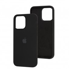 Чехол для iPhone 15 Pro Max Square Full silicone black