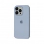 Чохол для iPhone 15 Pro Max Square Full silicone midnight blue