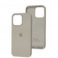Чехол для iPhone 15 Pro Max Square Full silicone stone