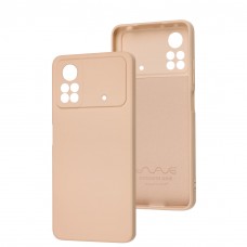 Чехол для Xiaomi Poco X4 Pro 5G Wave colorful pink sand