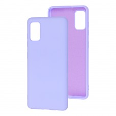 Чехол для Samsung Galaxy A41 (A415) Wave colorful светло-фиолетовый