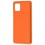 Чехол для Samsung Galaxy Note 10 Lite (N770) Leather Xshield оранжевый