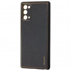 Чехол для Samsung Galaxy Note 20 (N980) Leather Xshield черный