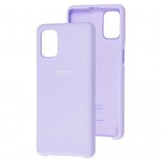 Чехол для Samsung Galaxy M51 (M515) Silky Soft Touch лиловый