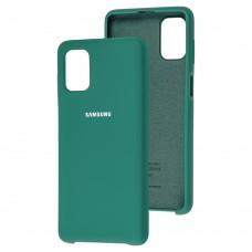 Чехол для Samsung Galaxy M51 (M515) Silky Soft Touch сосновый зеленый