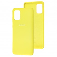 Чехол для Samsung Galaxy A71 (A715) Silicone Full лимонный
