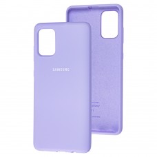 Чехол для Samsung Galaxy A71 (A715) Silicone Full лиловый  