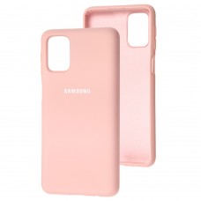 Чохол для Samsung Galaxy M31s (M317) Silicone Full рожевий / light pink