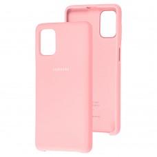 Чехол для Samsung Galaxy M31s (M317) Silky Soft Touch светло-розовый