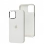 Чохол для iPhone 12 / 12 Pro New silicone Metal Buttons white
