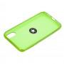 Чохол для iPhone Xs Max SoftRing зелений