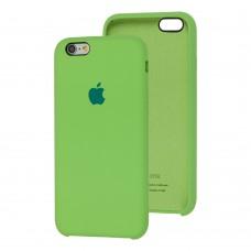 Чехол Silicone для iPhone 6 / 6s case зеленый