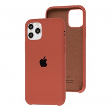 Чехол Silicone для iPhone 11 Pro case коричневый