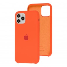 Чехол Silicone для iPhone 11 Pro case оранжевый