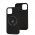 Чехол для iPhone 12/12 Pro Metal Camera MagSafe Silicone black