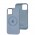 Чохол для iPhone 12 / 12 Pro Metal Camera MagSafe Silicone lilac
