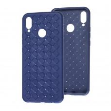 Чехол для Huawei P Smart Plus Weaving case синий