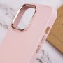 Чехол для iPhone 13 Pro Bonbon Metal style light pink