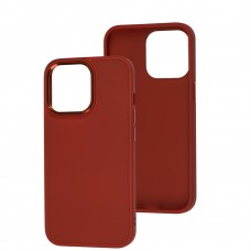 Чехол для iPhone 13 Pro Bonbon Metal style red