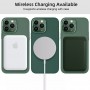 Чехол для iPhone 13 Bonbon Metal style army green