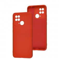 Чехол для Xiaomi Redmi 10C Wave colorful red