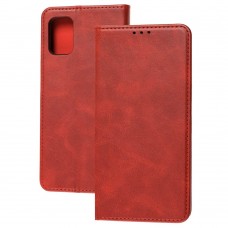 Чехол книжка для Samsung Galaxy M51 (M515) Black magnet красный