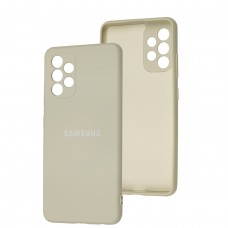 Чехол для Samsung Galaxy A32 (A325) Full camera белый / antique white