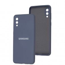 Чехол для Samsung Galaxy A02 (A022) Full camera lavander gray
