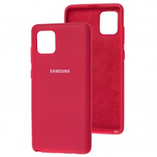 Чехол для Samsung Galaxy Note 10 Lite (N770) Silicone Full вишневый