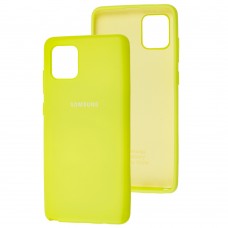 Чехол для Samsung Galaxy Note 10 Lite (N770) Silicone Full лимонный
