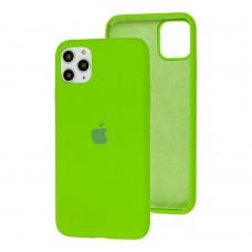 Чохол для iPhone 11 Pro Max Silicone Full green