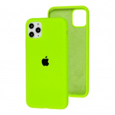 Чехол для iPhone 11 Pro Max Silicone Full lime green