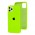 Чохол для iPhone 11 Pro Max Silicone Full lime green
