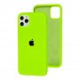 Чохол для iPhone 11 Pro Max Silicone Full lime green