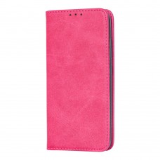 Чехол книжка для Xiaomi Redmi 6A Black magnet розовый