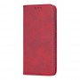 Чехол книжка для Xiaomi Redmi 6A Black magnet красный