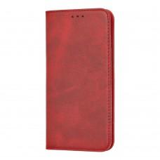 Чехол книжка для Huawei P Smart Plus Black magnet красный