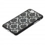 Чохол Luoya для iPhone 7/8 soft touch чорний з візерунками
