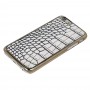 Чохол для iPhone 6 Plastic Crocodile сріблястий