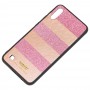 Чехол для Samsung Galaxy A10 (A105) woto с блестками розовый