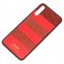 Чохол для Samsung Galaxy A50/A50s/A30s woto з блискітками червоний