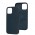 Чохол для iPhone 12 Pro Max Leather with MagSafe indigo blue