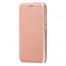 Чехол книжка Premium для Huawei P Smart Plus розово золотистый