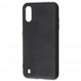 Чехол для Samsung Galaxy A01 (A015) Grid case черный