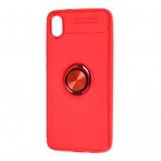 Чехол для Xiaomi Redmi 7A Deen под магнитный держатель красный