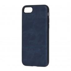 Чехол для iPhone 7 / 8 Leather синий