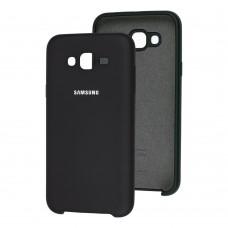 Чехол для Samsung Galaxy J7 (J700) Silky Soft Touch черный