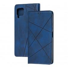 Чехол книжка Business Leather для Huawei P40 Lite синий