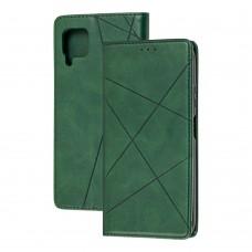 Чехол книжка Business Leather для Huawei P40 Lite зеленый